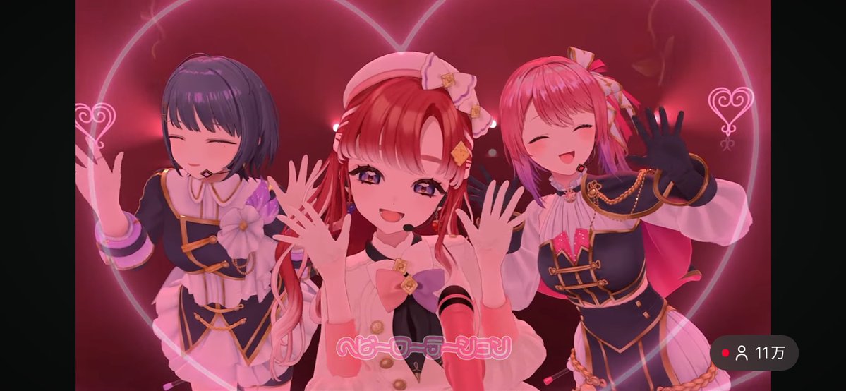 MXY_0q's tweet photo. 社長とベリーちゃんの声の相性良すぎてやばかったし
とこちゃん今日すげぇ気合い入ってるように感じたし歌上手いし　寝るのも一緒らしいからわくわくしてる
しーちゃんかわいかったしめるちもかわいかったし3人で共通衣装で並んで欲しいな

#早乙女ベリー3D https://t.co/pg5AZjt00q