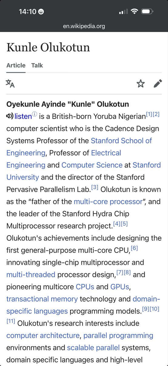 _iamtpo's tweet photo. Why am I just hearing of Dr. Kunle Olukotun 

What a man! https://t.co/qIEmBClbxf
