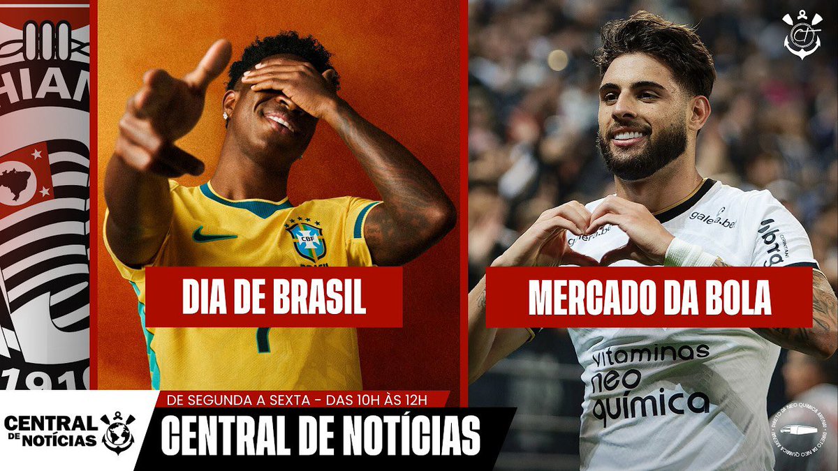 centraldotimao's tweet photo. Central de Notícias! 🗞️🏴🏳️

🔴 AO VIVO 🔴

DIA DE BRASIL X HAITI | POSIÇÕES PARA O CORINTHIANS BUSCAR NO MERCADO

Assista em 👇

https://t.co/gpGwifQL3K https://t.co/Sd90gOJ4oc