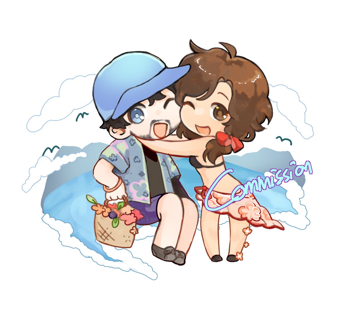 sunyuia's tweet photo. #commissionㅤ 
🌊 https://t.co/bgWmaLLAD0