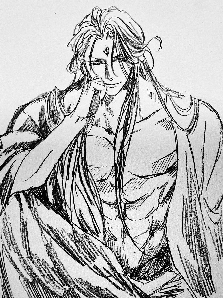 LilyMurmur's tweet photo. よくアナログで洛冰河を描いてますね🤔 https://t.co/PxhgWzdqQk