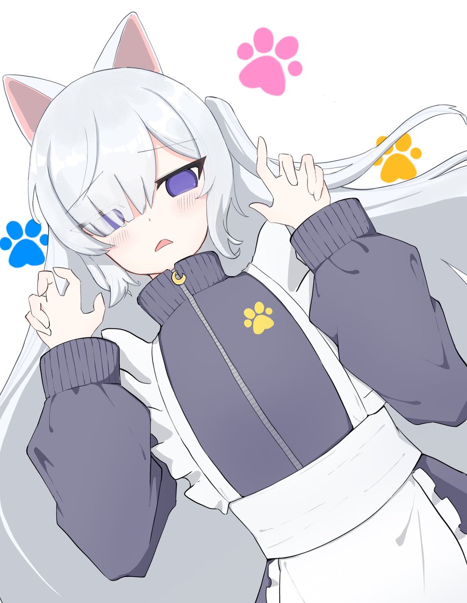 engawango's tweet photo. 猫耳ジャージメイド夏目アンアン
つまり夏目ニャンニャン

#まのさば二次創作 https://t.co/ywyxYjHrps