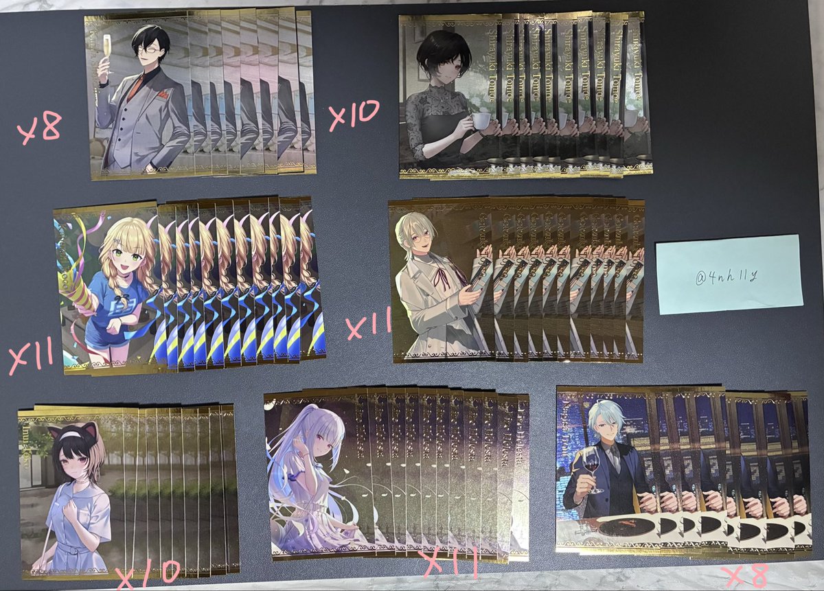 4nhlly's tweet photo. 【 交換 】 にじさんじ 2026年 6月 ボイスビジュアルカード ランダムコレクションカード ボイカ

＊ OSにて80購入

求  :  画像1枚目
譲  :  画像2枚目

＊ 郵送のみ
＊ 求は買取も🙆‍♀️

検索からもお気軽にお声掛けください🙇‍♀️ https://t.co/mVZ9JZiBX4