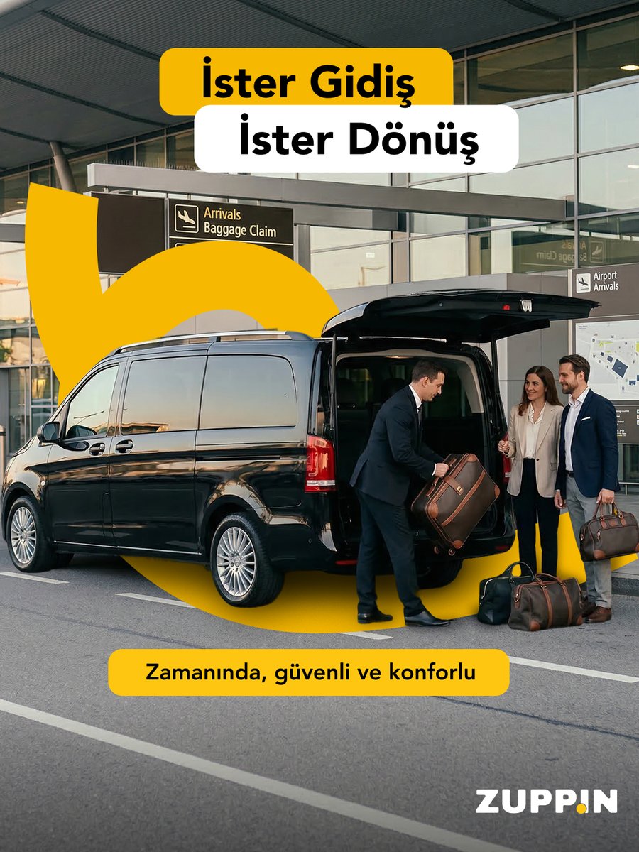 zuppintr's tweet photo. İster uçağa yetişme telaşı, ister evinize dönme heyecanı... Zuppin ile gidiş ve dönüş yolculuklarınızın ortak noktası: zamanında varış, maksimum güvenlik ve ödün verilmeyen konfor.
Siz sadece biletinizi kontrol edin, transferinizin her detayını biz planlayalım.

#Zuppin https://t.co/anaoy7BV1K