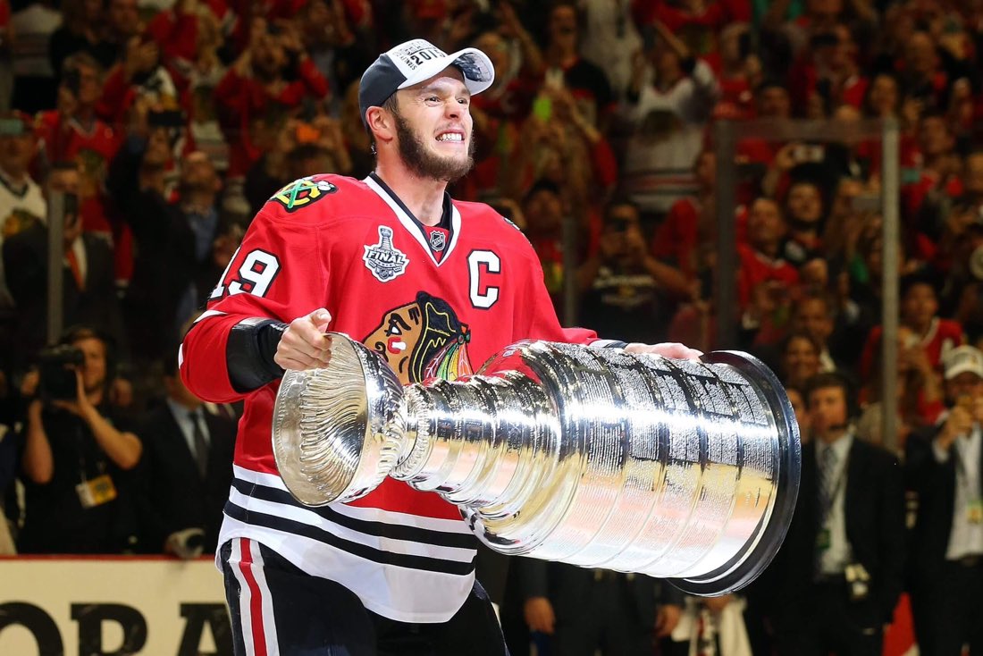 RomeOdunzeSZN's tweet photo. Johnathan Toews retires today 🫩 

Jonathan Toews’ Blackhawks career:

🏒 1,067 GP
🚨 372 Goals
🎯 511 Assists
📈 883 Points
🏆🏆🏆 3 Stanley Cups
🏅 Conn Smythe Winner
🛡️ Selke Trophy Winner

Captain Serious delivered Chicago’s greatest era of hockey. https://t.co/c4yVIHV6pb