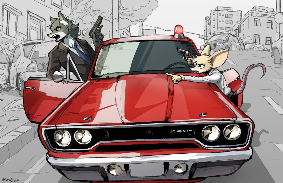 endjfcar's tweet photo. Buddy cops 🐺🐭 https://t.co/2jhtqsv5mn