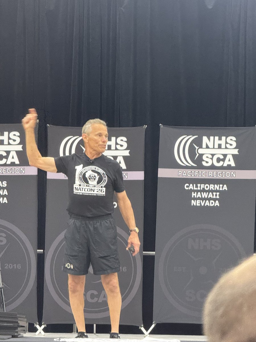 coach_Mahler's tweet photo. @nhssca_us #NATCON26 pre-con featuring @uoregon Jimmy Radcliffe https://t.co/ZyxS7Sl55Z