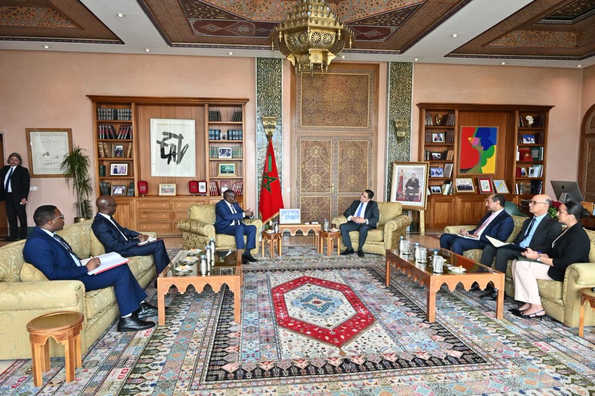 Marocdiplo_EN's tweet photo. MFA Nasser Bourita received, today in Rabat, The Minister of Foreign Affairs, Regional Integration and Development Cooperation of the Republic of Burundi, Mr. Édouard Bizimana. https://t.co/2otAAbw6A6