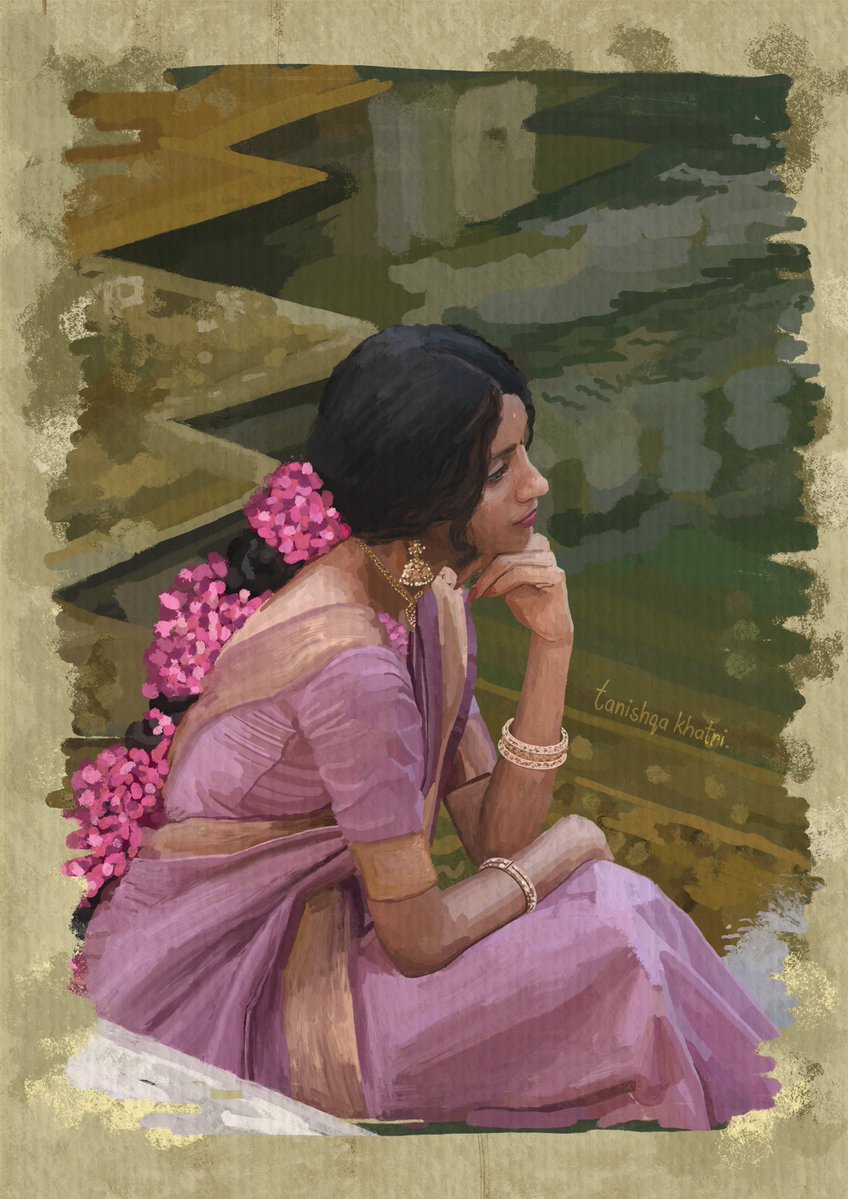 tanishqakhatri's tweet photo. drew her quite some time back https://t.co/7QNbc9FbI1
