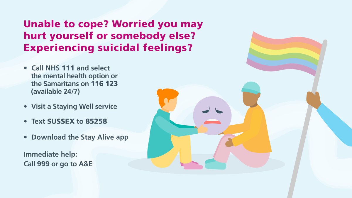 SPFT_NHS's tweet photo. Mental health services are here for everyone and offer a safe, welcoming space to talk openly about how you're feeling. Connect with LGBTQ+ inclusive mental health support through MindOut. Looking for other local services? Find the right support for you: https://t.co/CzoIr0zqvO https://t.co/mrmeRPkzcG