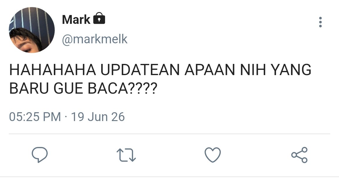 mahaeistnulis's tweet photo. Markhyuck tweets au

AJAK NONTON ~

From " Daily Mahae "

;written by mahaeistnulis https://t.co/RDc8D2QCkH