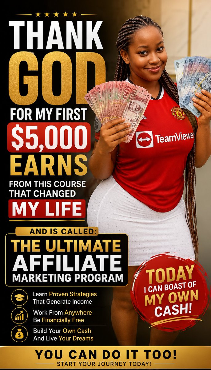 Blesingbb1974's tweet photo. Thank God for the ULTIMATE AFFILIATE MARKETING PROGRAM COURSE, THAT CHANGED MY LIFE
WHAT ARE YOU WAITING FOR, COME AND JOIN  And start making money online with affiliate marketing course  WHATSAPP GROUP NOW!! 
https://t.co/pln2X9EXlb

@ToltHQ @bruno_nwogu @MarketWatch https://t.co/PeZow3OLOw