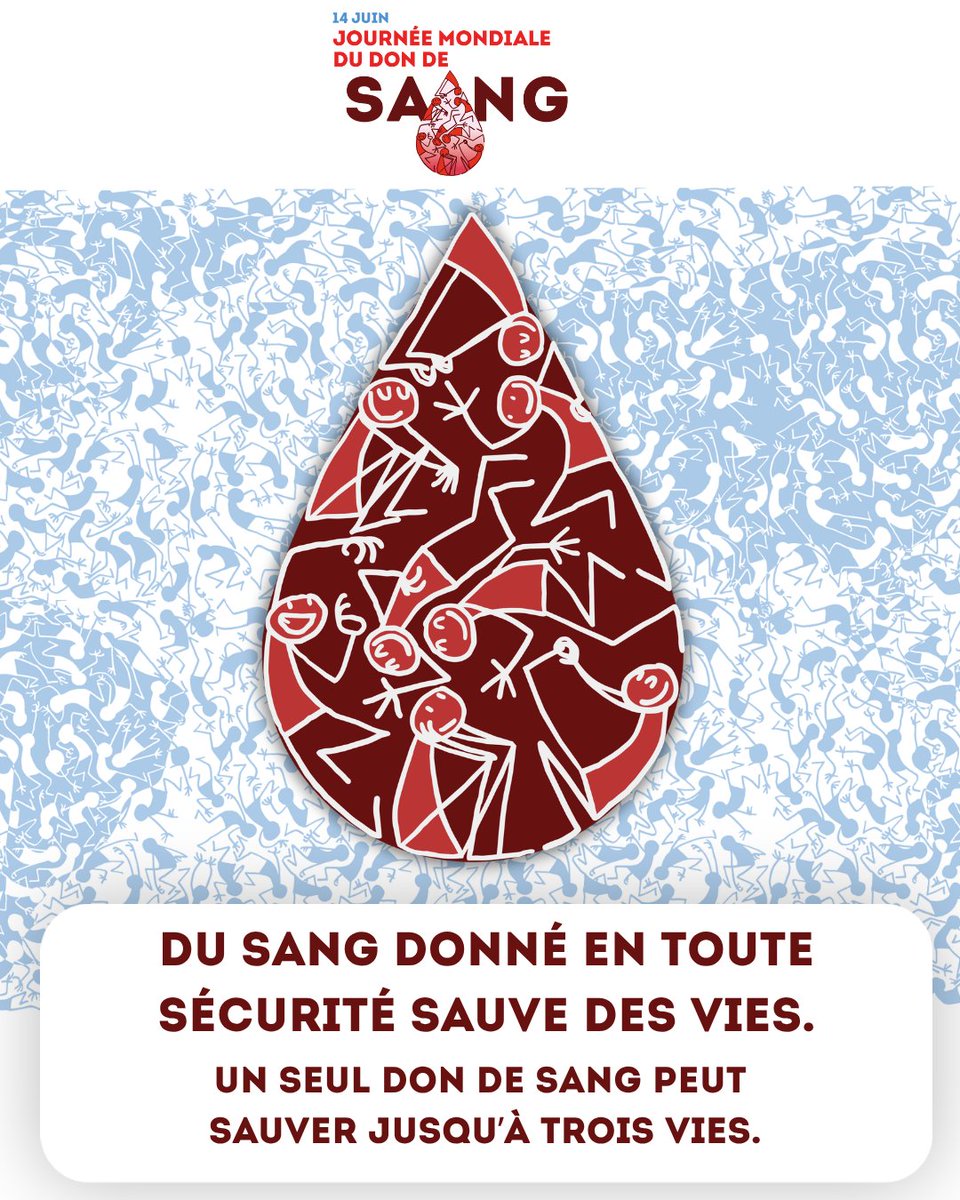 OmsTchad's tweet photo. Accès au sang = droit vital
#SantéPourTous https://t.co/GB8V6zj5Wr