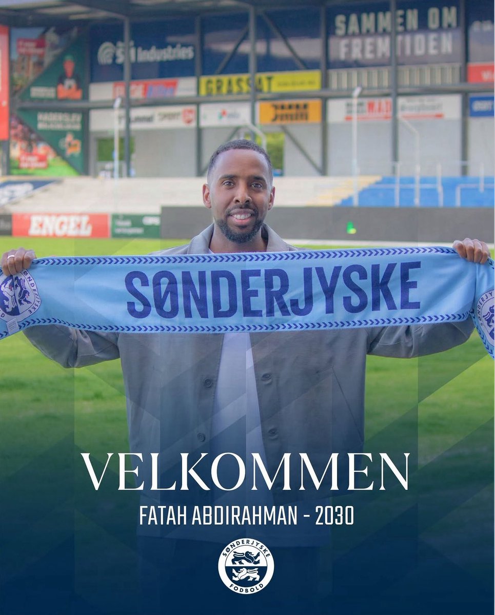 MohamedASalad's tweet photo. Somali coach Fatah Abdirahman has signed a 4 year deal to become the head coach of Sønderjyske, a Danish Premier League team.

Sønderjyske were in the Europa League just 3 years ago and with Fatah they hope to challenge the likes of Copenhagen for the league!! Massive news!! 🇸🇴💙 https://t.co/LeuZFCZaAf