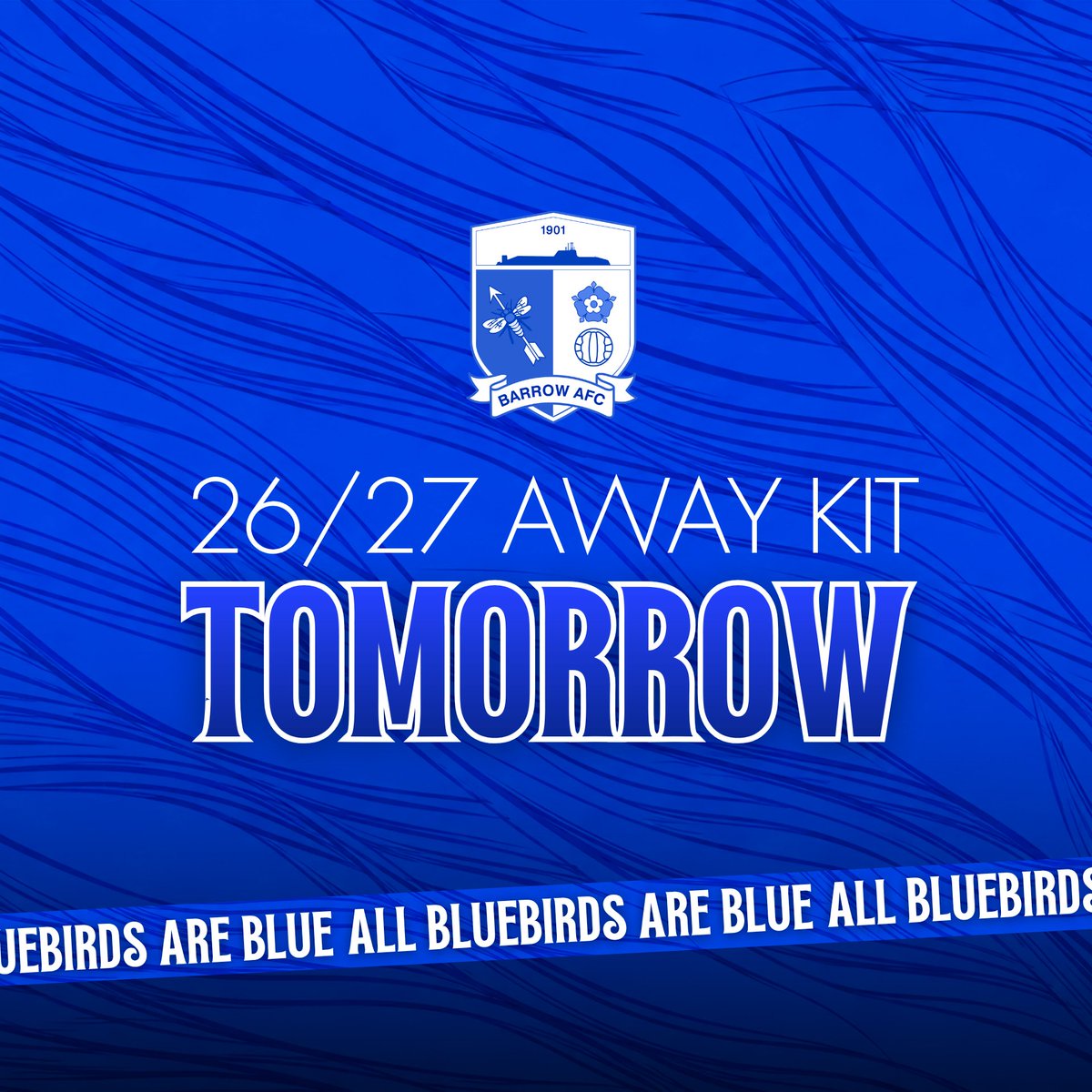 BarrowAFC's tweet photo. 👀

#AllBluebirdsAreBlue https://t.co/Wjb9NZRsIt