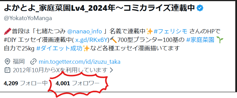 わーい！4000人達成しました～🎉🎉🎉 6/3スタートで 3200人増
