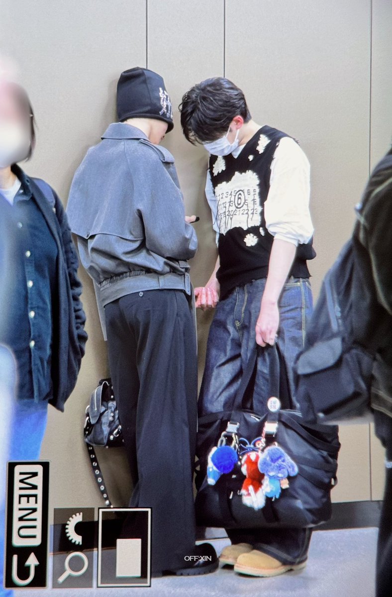 sanghteon's tweet photo. anxin not speaking to sanghyeon because he lost his hotel card key twice in japan… 😭 now it all makes sense why sanghyeonie is so clingy aigoo https://t.co/f9ZMTcSLDa