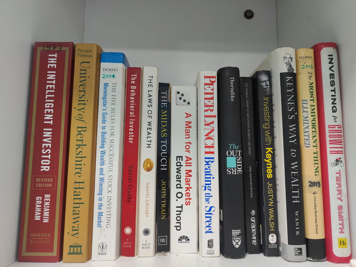 bhrt1971's tweet photo. Some of my favorite books on Investing. Enjoy :) https://t.co/o5K8IRgYXz