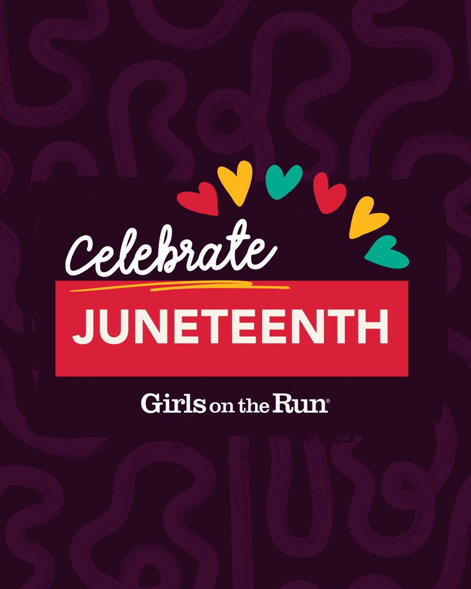 GOTRI's tweet photo. Today, we commemorate #Juneteenth — a day to honor freedom, resilience, and the ongoing pursuit of justice for Black communities across the country. At Girls on the Run, we believe every girl deserves the opportunity and support to reach her full potential. https://t.co/ytsDiFGEKy
