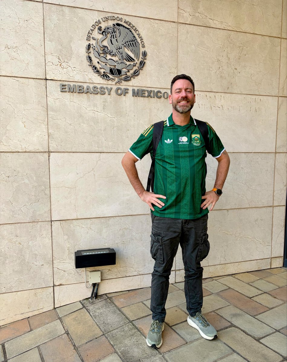RoryPetzer's tweet photo. CHAMPIONS! Visa application successful! BAFANA BAFANA, WE ARE COMING! MEXICO! LET’S GO! 🇲🇽🇿🇦❤️🏆 https://t.co/OAfyVsL7GD