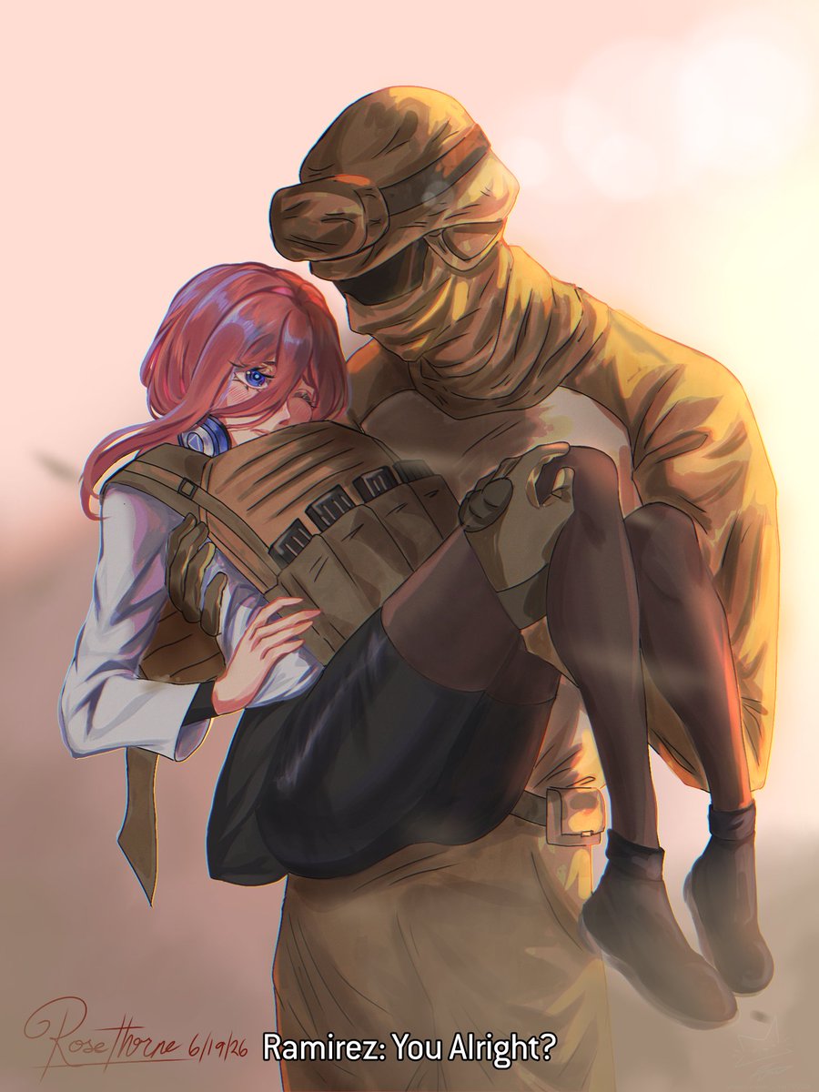 rosesthorne_'s tweet photo. Nakano Miku x Pvt. James Ramirez 

Art Collab w/ fennec_offline on ig 
#crossship #ship #NakanoMiku #Miku #callofduty  #TheQuintessentialQuintuplets https://t.co/HLdp7F4BMY