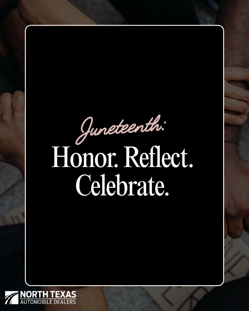 NTX_AD's tweet photo. Happy Juneteenth! Wishing everyone a meaningful day of reflection and celebration. https://t.co/e0t4C0oQ3K