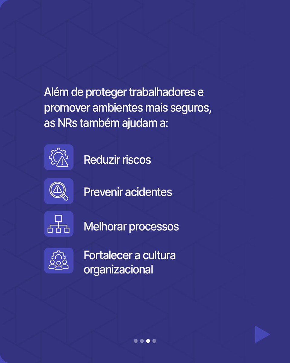 vanzolini's tweet photo. Nesse contexto, as Normas Regulamentadoras (NRs) ajudam a criar diretrizes, responsabilidades e práticas que tornam a operação mais organizada e preparada para os desafios do dia a dia.
🔗https://t.co/IpIn7EErkk https://t.co/i0VQRY23mN