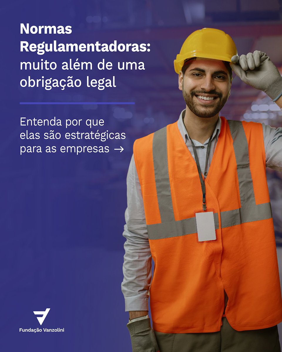 vanzolini's tweet photo. Nesse contexto, as Normas Regulamentadoras (NRs) ajudam a criar diretrizes, responsabilidades e práticas que tornam a operação mais organizada e preparada para os desafios do dia a dia.
🔗https://t.co/IpIn7EErkk https://t.co/i0VQRY23mN