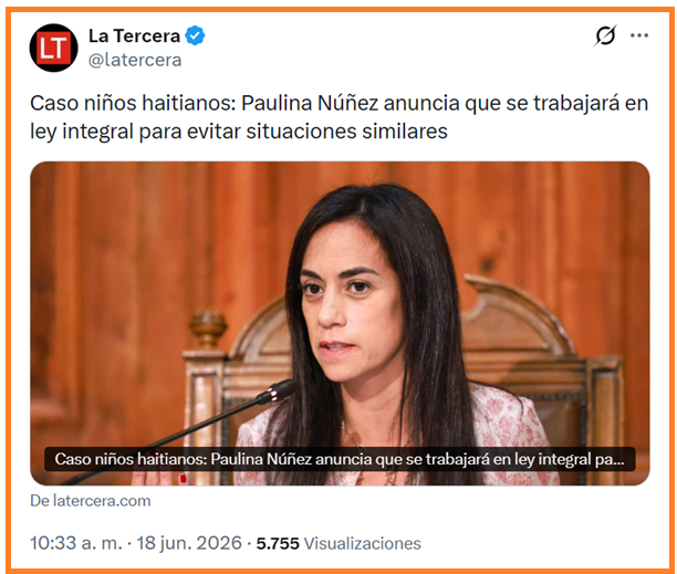 sergiou01329861's tweet photo. Desde su oficina con el cafecito y ricos croissants humeantes en el escritorio, esta señora nos dice que la solución es crear una Ley para que se cumplan las Leyes que ya existen.
Flor de solución.😡
¿Ella es militante de RN, no? https://t.co/oWJx4psYDp