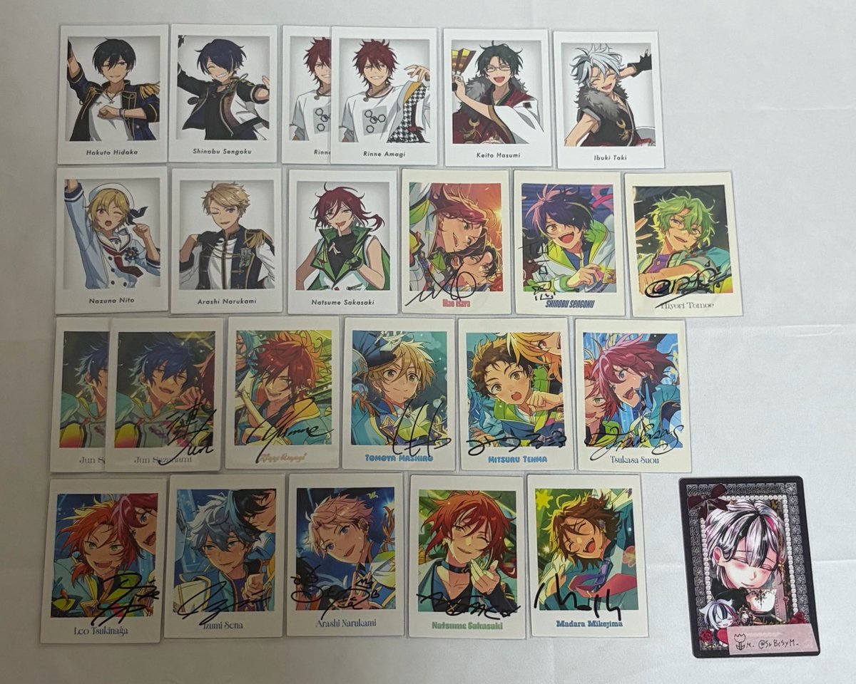 SrBcSyM_'s tweet photo. 【交換・譲渡】
あんさんぶるスターズ！！ あんスタ
P.A.shots!! ぱしゃっつ

求:同異種 凛月 創 ひなた ゆうた 颯馬(身内分) or 定価＋送料

譲:画像参照

⭐️郵送での交換のみ
⭐️お支払いはPayPayのみ
⭐️譲渡の場合はキャラ纏めてのみ
⭐️お気軽にお声かけください https://t.co/9P1T167EHb