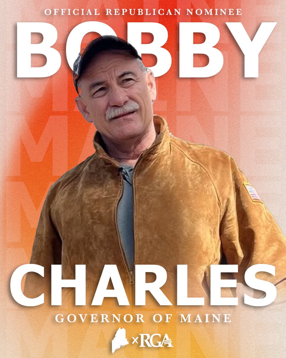 GOPGovs's tweet photo. .@Bobby4Maine is committed to building a safer, stronger Maine after eight years of failed Democratic leadership.

As governor, he's ready to bring common sense back, serve all Mainers, and put the state back on the right track. https://t.co/y8ZoYYvHaQ