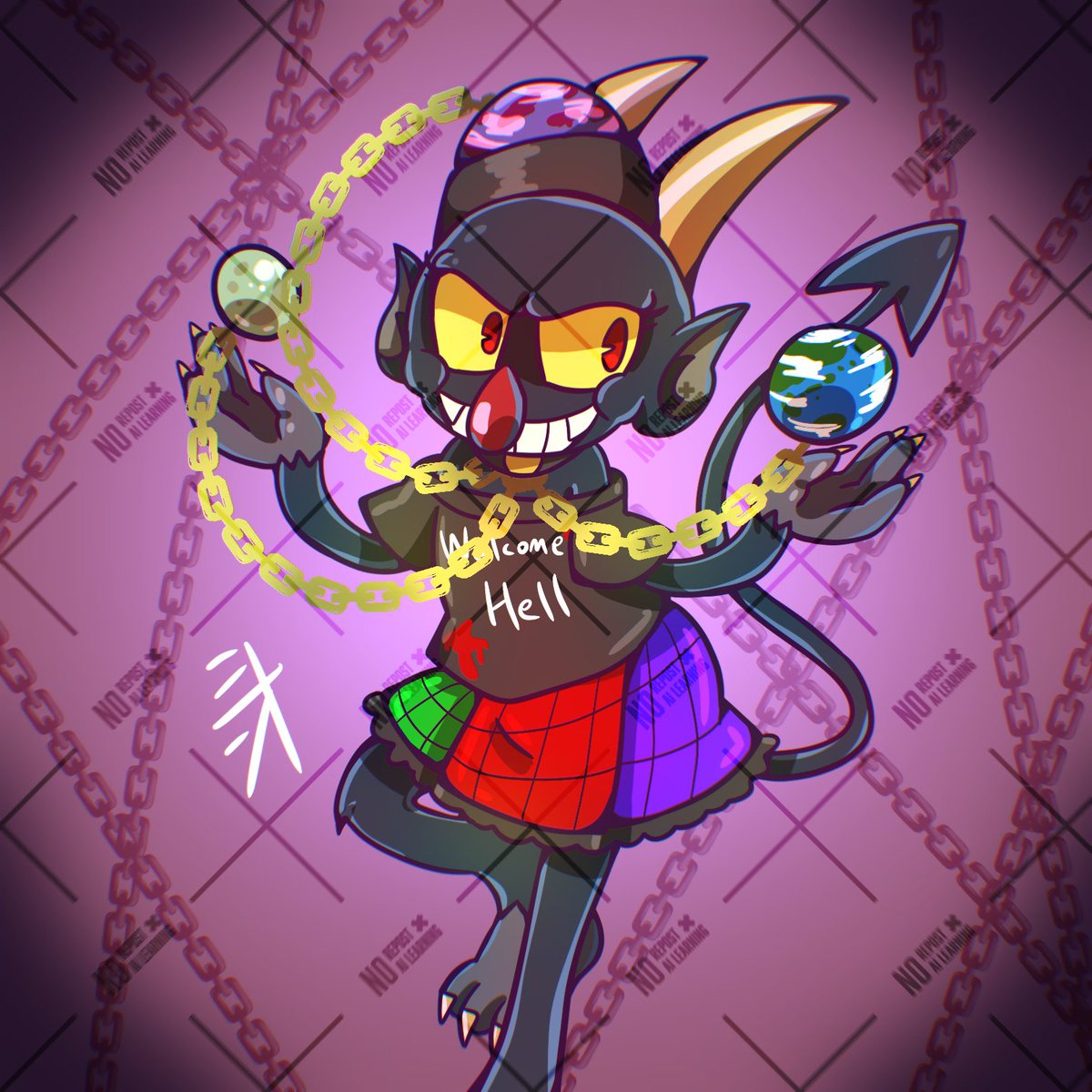 Sion_Dream0422's tweet photo. ⚠️Parody⚠️
#Cupheaddevil #touhou https://t.co/M6BgOmSTjp