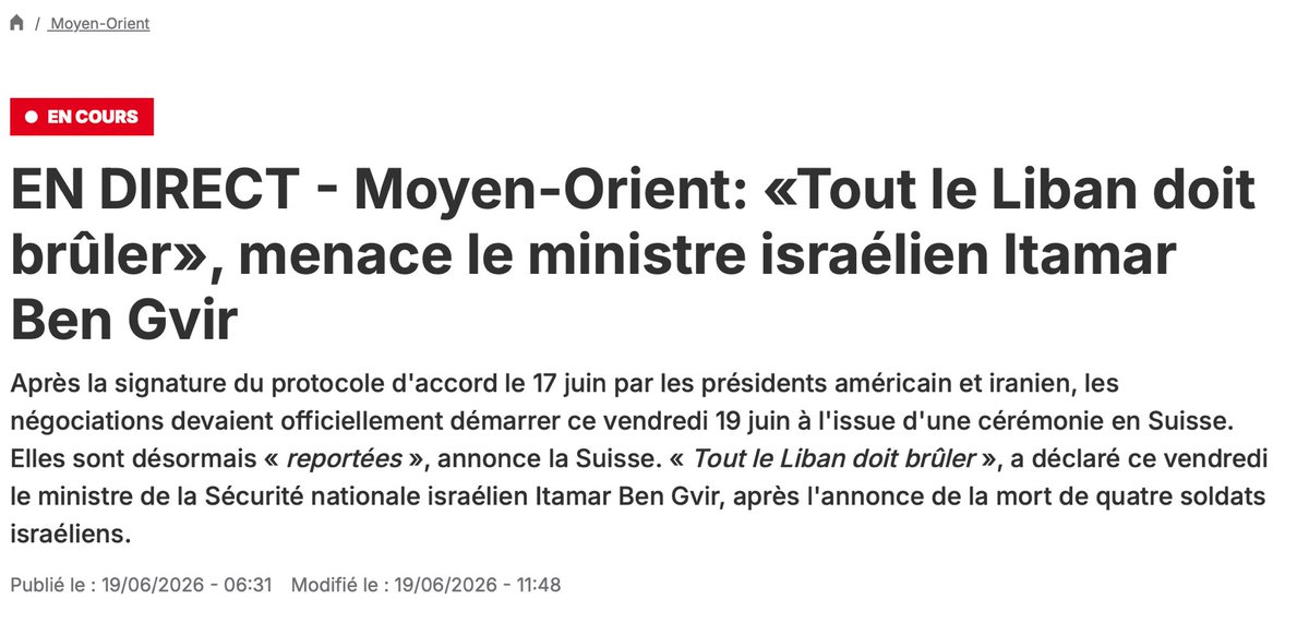 CaroitEleonore's tweet photo. Les propos du ministre Israélien Itamar Ben Gvir sont choquants et inacceptables. 
L’aveuglement et la brutalité israélienne nuisent à sa propre sécurité. On ne rétablit pas la paix en détruisant des villages.

L’armée israélienne doit se retirer du Sud du Liban et respecter le droit international. Actuellement au Liban je réaffirme le plein soutien de la France au peuple libanais.