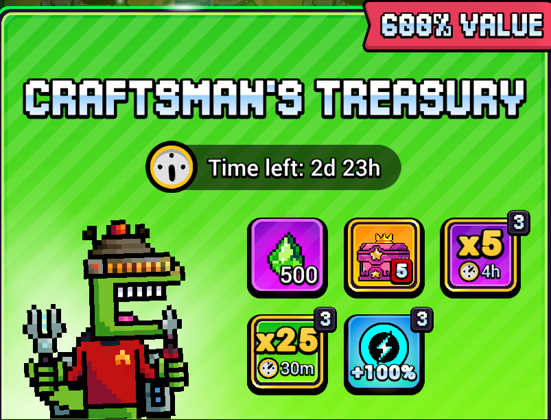 AngryDynomites's tweet photo. 📢 Fresh offers just landed in the Shop!

Boost your progress and unlock awesome rewards. 🦖⚡

⏳ Limited time only! https://t.co/62qAzQBZGG