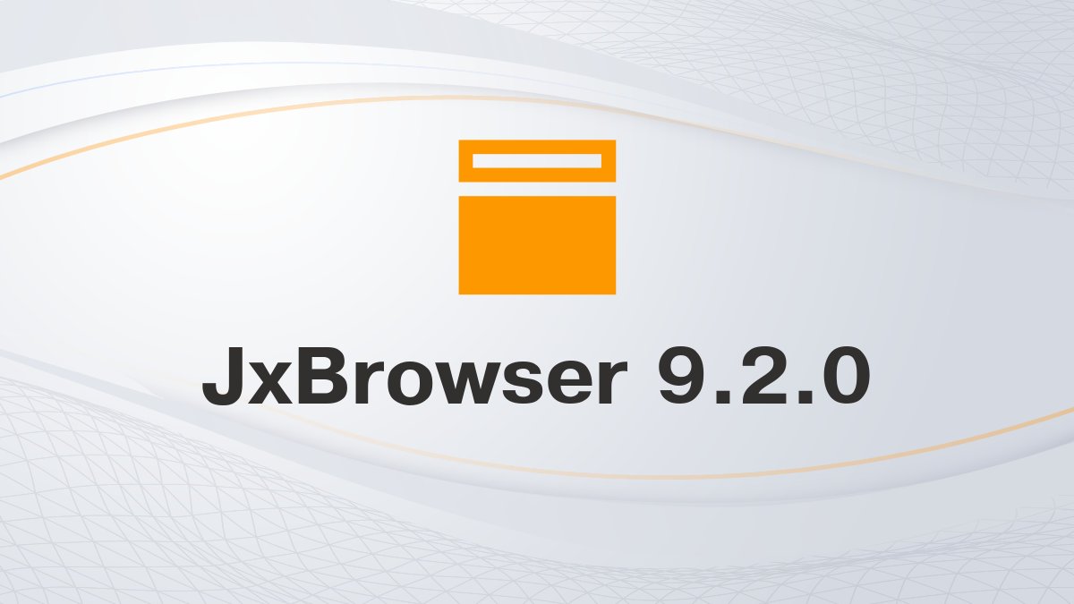 JxBrowserTeam tweet picture