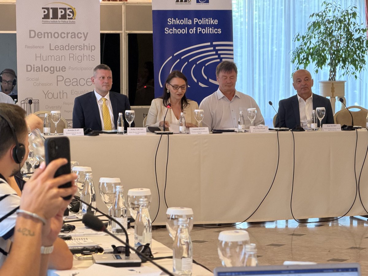 UNDP_Kosovo's tweet photo. Young professionals from the  #WesternBalkans &amp; #Croatia joined the Regional Seminar on Transitional Justice. Under UNDP’s #EU‑funded #ConfidenceBuilding project, organized by #PIPS, the seminar empowers youth as drivers of peace. #YouthEmpowerment https://t.co/UvDMefM9wh