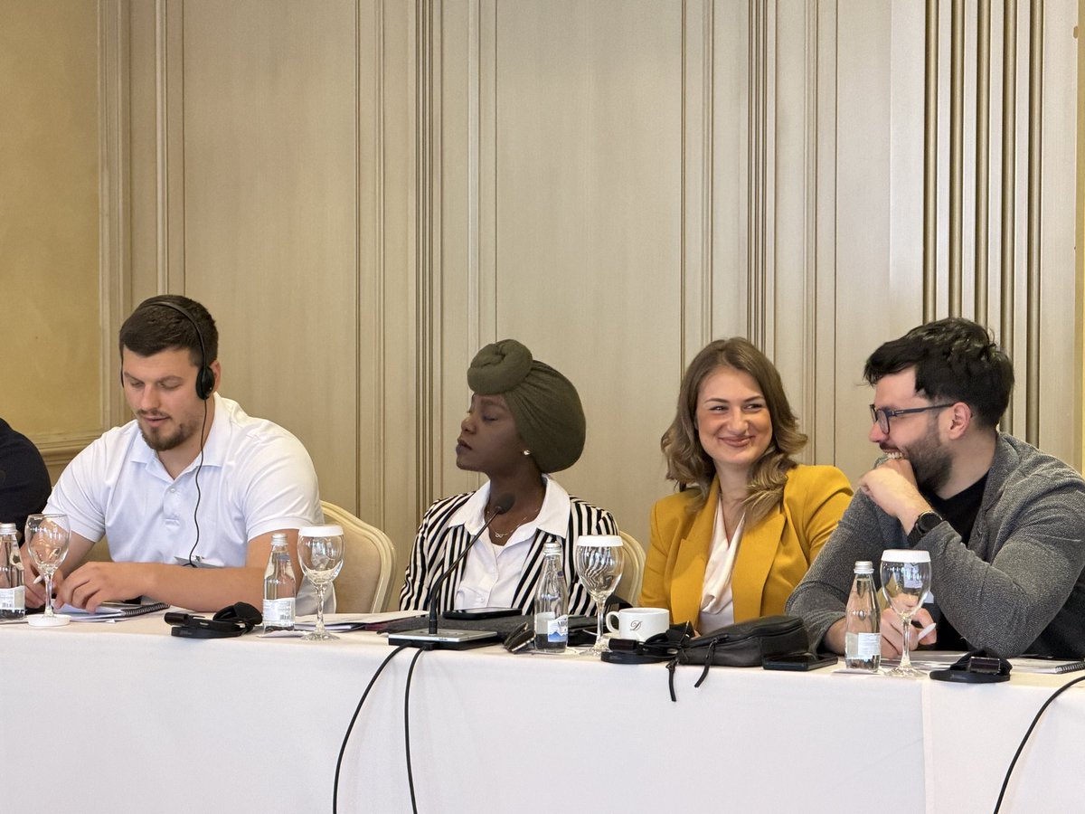 UNDP_Kosovo's tweet photo. Young professionals from the  #WesternBalkans &amp; #Croatia joined the Regional Seminar on Transitional Justice. Under UNDP’s #EU‑funded #ConfidenceBuilding project, organized by #PIPS, the seminar empowers youth as drivers of peace. #YouthEmpowerment https://t.co/UvDMefM9wh