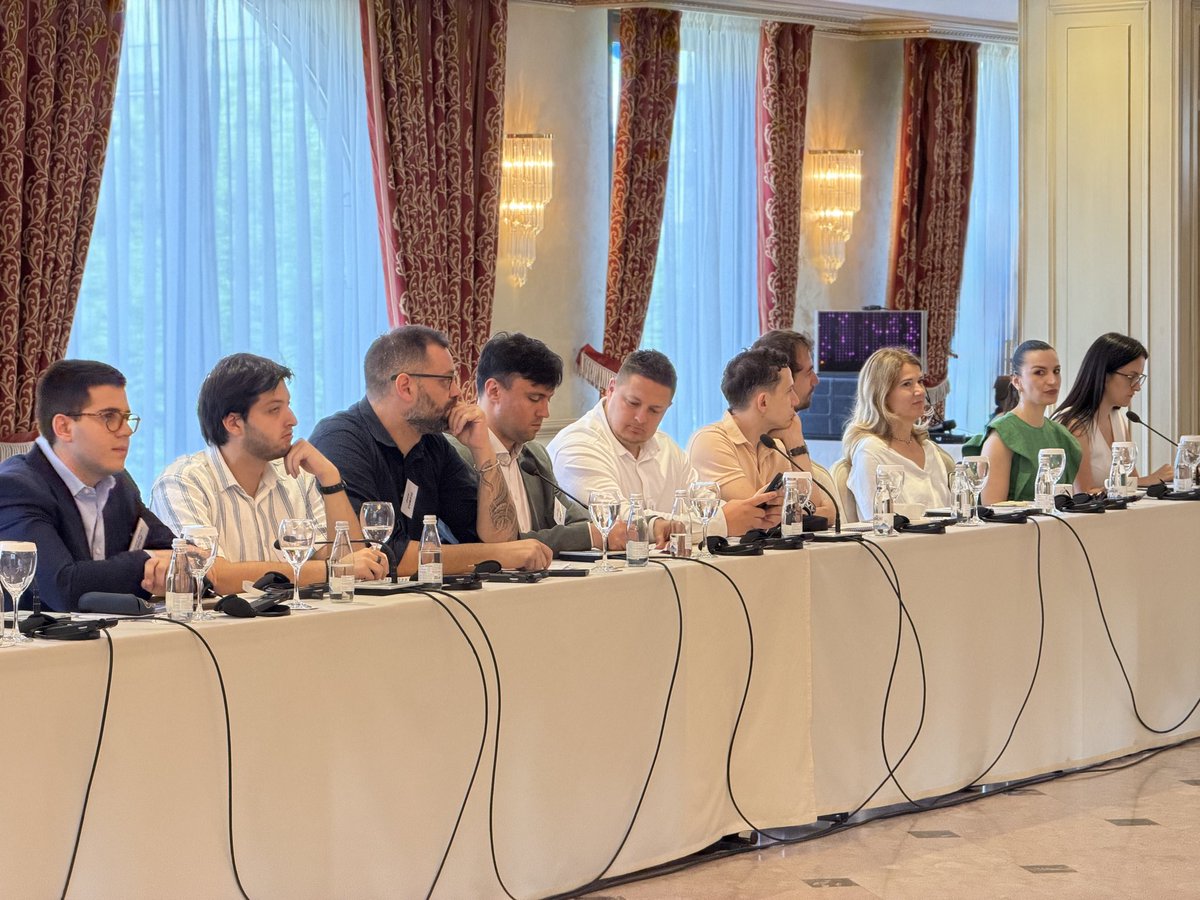 UNDP_Kosovo's tweet photo. Young professionals from the  #WesternBalkans &amp; #Croatia joined the Regional Seminar on Transitional Justice. Under UNDP’s #EU‑funded #ConfidenceBuilding project, organized by #PIPS, the seminar empowers youth as drivers of peace. #YouthEmpowerment https://t.co/UvDMefM9wh