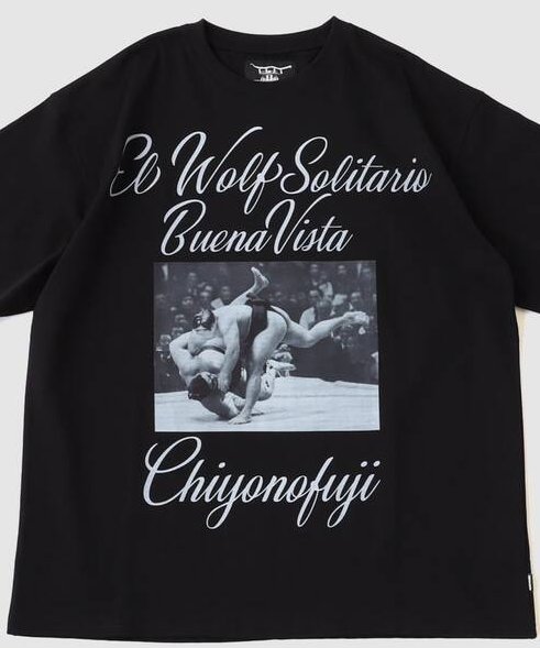fullress's tweet photo. 千代の富士 × BUENA VISTA "El wolf solitario tee"が発売 (Chiyonofuji ブエナビスタ)

https://t.co/wTAXY2b52p https://t.co/C8EPx3VRDL