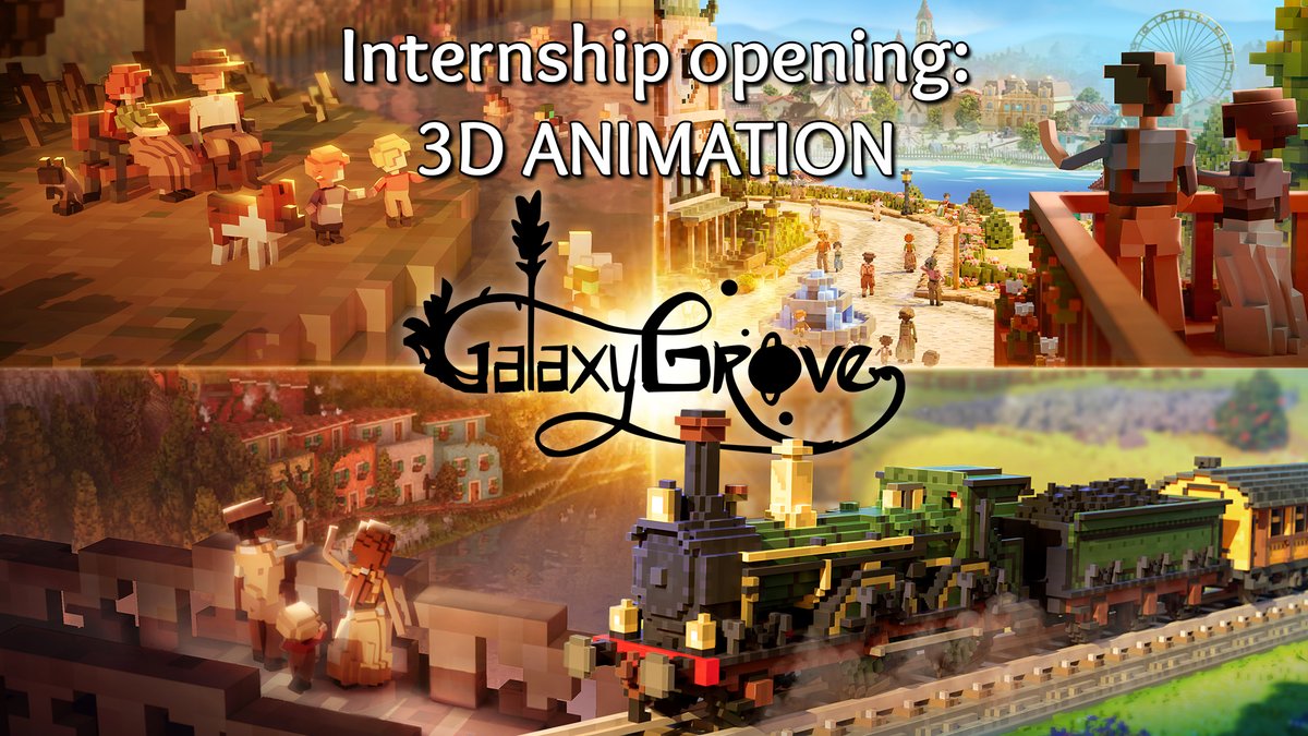 JoostDevBlog's tweet photo. Internship opening at Galaxy Grove! We're looking for a 3D animator to help us bring our characters to life! Join our team in making awesome games with lots of charm! More info at the link in the thread. https://t.co/PRuNav11Sm