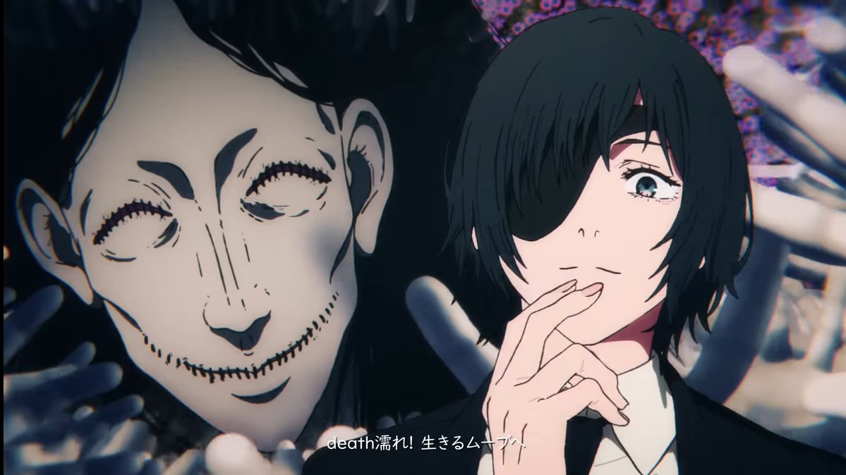 MemenoPlush's tweet photo. [‼️ Jun 19, 2026 ‼️ ]

[ Chainsaw Man Mobile Game - Opening Movie ]

We have more Himeno screencaps !! (⁠人⁠*⁠´⁠∀⁠｀⁠)⁠｡⁠*ﾟ⁠+ Looks like we're seeing her in the new style of animation after all , even if it's in a small trailer-of-sorts ~ 💚💙 https://t.co/UgwUiIlIIM