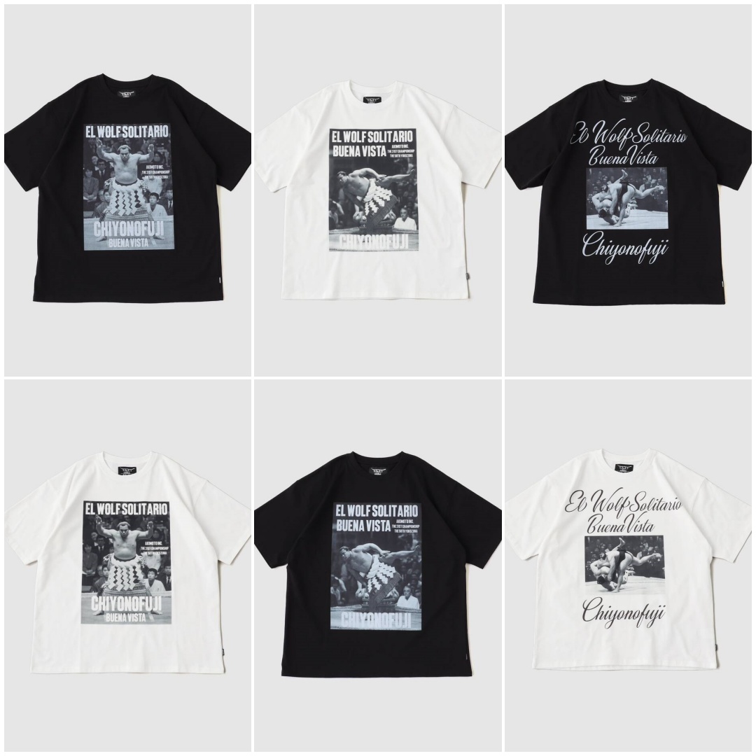 fullress's tweet photo. 千代の富士 × BUENA VISTA "El wolf solitario tee"が発売 (Chiyonofuji ブエナビスタ)

https://t.co/wTAXY2b52p https://t.co/C8EPx3VRDL