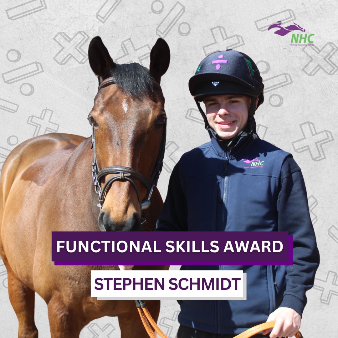 The_NHC's tweet photo. 🎉 We are delighted to announce that this week's Functional Skills Award has been presented to...

✨ Stephen Schmidt ✨

This accolade recognises a Foundation Course learner who has shown outstanding dedication and perseverance in developing their English and/or Maths skills.

🗣 "𝘚𝘵𝘦𝘱𝘩𝘦𝘯 𝘩𝘢𝘴 𝘣𝘦𝘦𝘯 𝘸𝘰𝘳𝘬𝘪𝘯𝘨 𝘦𝘹𝘵𝘳𝘦𝘮𝘦𝘭𝘺 𝘩𝘢𝘳𝘥 𝘰𝘷𝘦𝘳 𝘵𝘩𝘦 𝘱𝘢𝘴𝘵 𝘧𝘦𝘸 𝘮𝘰𝘯𝘵𝘩𝘴 𝘵𝘰 𝘱𝘳𝘦𝘱𝘢𝘳𝘦 𝘧𝘰𝘳 𝘩𝘪𝘴 𝘦𝘹𝘢𝘮𝘴. 𝘏𝘦 𝘤𝘰𝘮𝘱𝘭𝘦𝘵𝘦𝘥 𝘩𝘪𝘴 𝘧𝘪𝘯𝘢𝘭 𝘌𝘯𝘨𝘭𝘪𝘴𝘩 𝘢𝘴𝘴𝘦𝘴𝘴𝘮𝘦𝘯𝘵 𝘦𝘢𝘳𝘭𝘪𝘦𝘳 𝘵𝘩𝘪𝘴 𝘸𝘦𝘦𝘬 𝘢𝘯𝘥 𝘸𝘪𝘭𝘭 𝘣𝘦 𝘢𝘪𝘮𝘪𝘯𝘨 𝘵𝘰 𝘤𝘰𝘮𝘱𝘭𝘦𝘵𝘦 𝘩𝘪𝘴 𝘮𝘢𝘵𝘩'𝘴 𝘦𝘹𝘢𝘮 𝘴𝘰𝘰𝘯. 𝘏𝘦 𝘩𝘢𝘴 𝘣𝘦𝘦𝘯 𝘢 𝘮𝘰𝘥𝘦𝘭 𝘭𝘦𝘢𝘳𝘯𝘦𝘳, 𝘧𝘰𝘭𝘭𝘰𝘸𝘪𝘯𝘨 𝘪𝘯𝘴𝘵𝘳𝘶𝘤𝘵𝘪𝘰𝘯𝘴, 𝘢𝘯𝘴𝘸𝘦𝘳𝘪𝘯𝘨 𝘲𝘶𝘦𝘴𝘵𝘪𝘰𝘯𝘴 𝘪𝘯 𝘤𝘭𝘢𝘴𝘴, 𝘢𝘯𝘥 𝘢𝘴𝘬𝘪𝘯𝘨 𝘧𝘰𝘳 𝘩𝘦𝘭𝘱 𝘸𝘩𝘦𝘯 𝘶𝘯𝘴𝘶𝘳𝘦. 𝘏𝘦 𝘩𝘢𝘴 𝘤𝘰𝘮𝘦 𝘰𝘯 𝘴𝘰 𝘧𝘢𝘳 𝘥𝘶𝘳𝘪𝘯𝘨 𝘩𝘪𝘴 𝘵𝘪𝘮𝘦 𝘰𝘯 𝘵𝘩𝘦 𝘤𝘰𝘶𝘳𝘴𝘦 𝘢𝘯𝘥 𝘪𝘴 𝘩𝘰𝘱𝘦𝘧𝘶𝘭 𝘧𝘰𝘳 𝘩𝘪𝘴 𝘳𝘦𝘴𝘶𝘭𝘵𝘴." - Functional Skills Team

Well done Stephen 👏

#horseracing #award #functionalskills