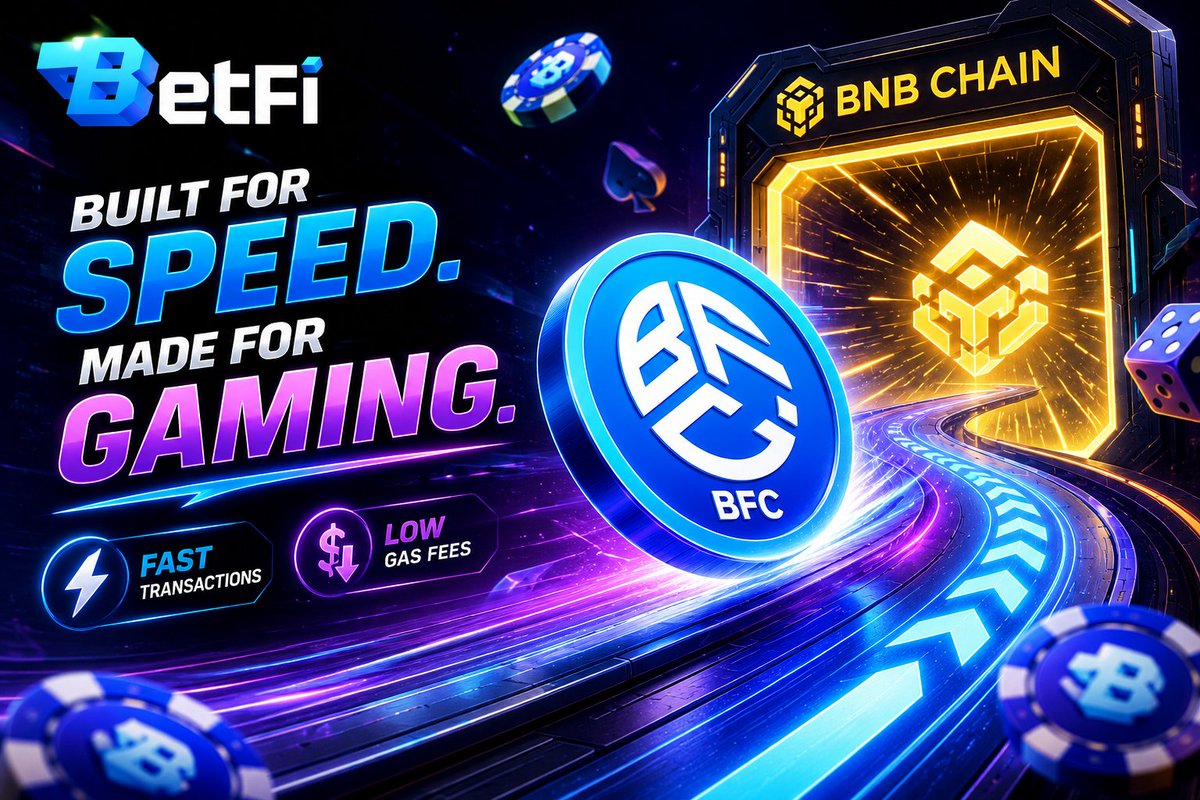 OfficialBetfi's tweet photo. Ever wonder why some crypto projects choose one blockchain over another? 🤔 $BFC is a BEP-20 token built on BNB Chain — chosen specifically for its fast transaction speeds and low gas fees, both critical for an active gaming platform. #BetFi #BFC #BNBChain #Web3‌‌ https://t.co/VNczQT4chI