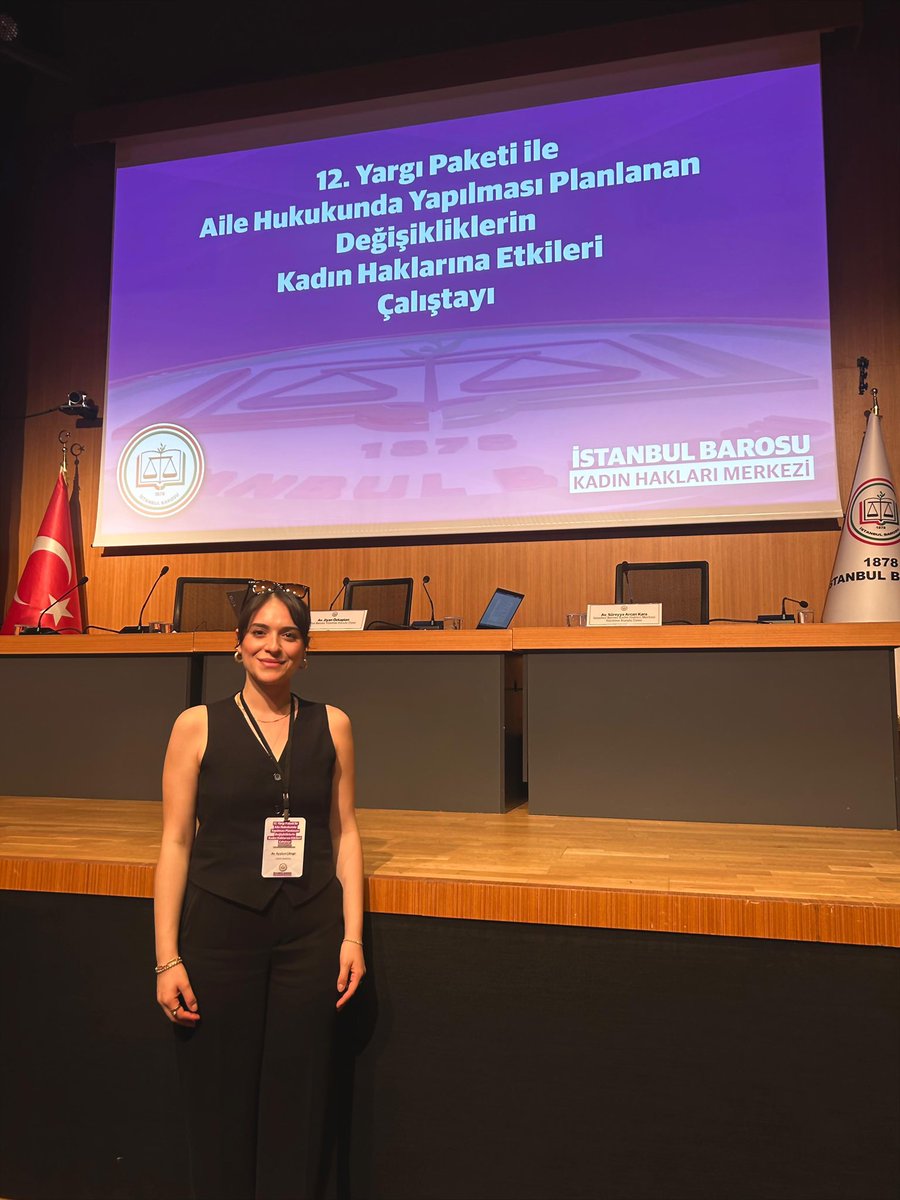 SinopBaro's tweet photo. 12/06/2026 tarihinde İstanbul Barosu Kadın Hakları Merkezi tarafından düzenlenen "12. Yargı Paketi ile Aile Hukukunda Yapılması Planlanan Değişikliklerin Kadın Haklarına Etkileri" konulu Çalıştay’a baromuzu temsilen Av.Ayyüce ÇİLİNGİR katılmıştır. https://t.co/tJIiVpKI4l