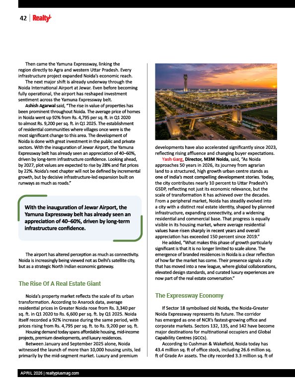 RPRealtyPlus's tweet photo. 𝗥𝗲𝗮𝗹𝘁𝘆+ 𝗖𝗶𝘁𝘆 𝗦𝗽𝗼𝘁𝗹𝗶𝗴𝗵𝘁 | 𝗡𝗼𝗶𝗱𝗮 𝗮𝘁 𝟱𝟬

From farmland to a thriving financial and real estate hub, Noida’s transformation is reshaping NCR’s growth story.

Read more: https://t.co/6tfZ1O1tjn

#RealtyPlus #CitySpotlight #NoidaAt50 #Noida #NCR #RealEstate https://t.co/OTxwR1cLVw