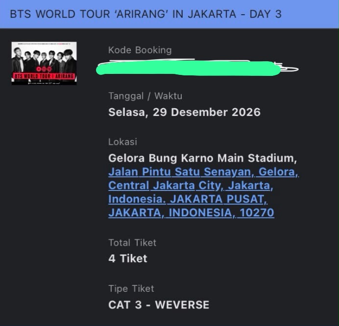 nopp WTS BTS ARIRANG DAY 3 tweet media
