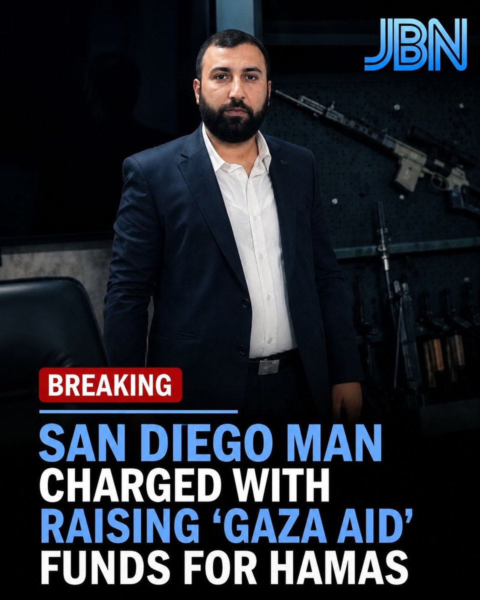 TheJewishAlly's tweet photo. San Diego Man Accused of Raising $600,000 Through Gaza Aid Campaigns, Then Funneling Funds to Hxmas and Himself 

A San Diego man has been arrested in a federal terrorism case accusing him of using Gaza “humanitarian aid” campaigns as a cover to raise money for Hxmas terrorists, while also diverting some of the funds for personal use.

Reda Mazen Rida Sabassi, 38, was charged in a five-count criminal complaint with conspiracy to provide material support to Hxmas, sanctions evasion, wire fraud, money laundering and making false statements. He was arrested in San Diego and appeared before a federal magistrate judge in the Southern District of California, while the case is being prosecuted by the Southern District of New York.

Federal prosecutors say Sabassi used social media accounts, crowdfunding platforms and a purported charity called Ikram — The Arab Charity Foundation Inc. to solicit donations from around the world. The public pitch was aid for Gaza. The alleged destination, according to the Justice Department, was Hxmas.

Prosecutors say Sabassi raised roughly $600,000 through online campaigns, including “Gaza Relief” and “Gaza Relief Urgent Appeal.” The complaint alleges he sent about $116,000 to a Hxmas member in Turkey and tried to convert about $382,000 into cryptocurrency, including USDT, to send through Gaza Now, a Hamas-linked fundraising network later sanctioned by the U.S. Treasury.

Authorities also accuse Sabassi of openly promoting Hxmas online. Investigators say he posted an hour-long propaganda video of Hxmas’s October 7 massacre, sourced from the official channel of the Qassam Brigades, and later reposted it. The complaint also cites posts glorifying Hxmas figures and calling for Israel’s destruction.

Assistant Attorney General John Eisenberg said Sabassi allegedly “exploited the barbaric acts of terror” on October 7 to draw donors into fraudulent humanitarian causes.

The Treasury Department had already sanctioned Gaza Now and its founder as part of a Hxmas-aligned fundraising network, saying the online operation raised funds in support of Hxmas after the massacre. That matters because the Sabassi case shows how the same network

Jewish breaking news