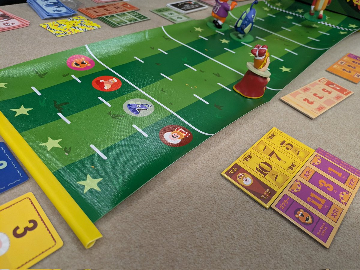 nohuddle13077's tweet photo. さいころテーブルさん金曜日のゲーム会
本日はすべて6人で。

ホットストリーク
エトコトバトル
解呪
エチエチスキンデスマーチ
ベルソ

ホットストリーク：一発逆転狙った最終手でマイナス15点
解呪：32枚ゲー。カウンティングと読み（と運）
ベルソ：勝負が全て裏目る昨今、皆様いかがお過ごしですか https://t.co/05zqpDB8Sa