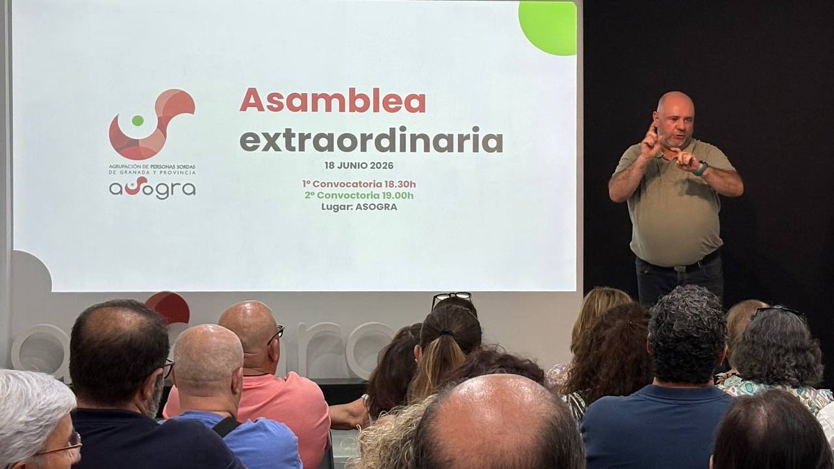 ASOGRA_'s tweet photo. Asamblea Extraordinaria de @ASOGRA_ , presidida por David Morillo, en la que las personas socias tuvieron la oportunidad de participar en la toma de decisiones que contribuyen al buen funcionamiento de nuestra entidad.

Tras la asamblea, disfrutamos de un agradable aperitivo, un momento perfecto para seguir compartiendo experiencias y fortalecer los lazos que nos unen como asociación.